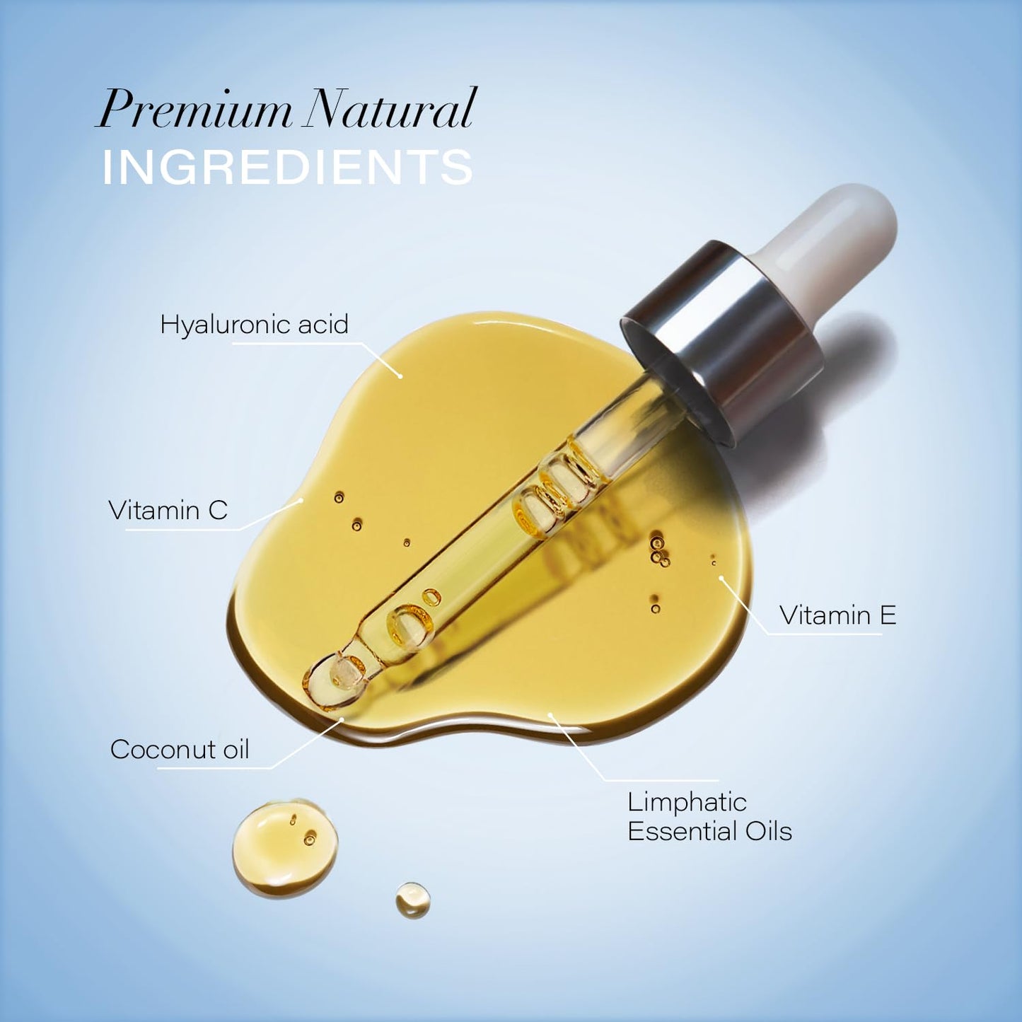 Facial Lymphatic Drainage Oil for Gua Sha Facial Tools, Lymphatic Drainage Massager Face with Jojoba & Coconut Oil, Use with Face Roller, Jade Roller Beauty & Personal Care Bruizex