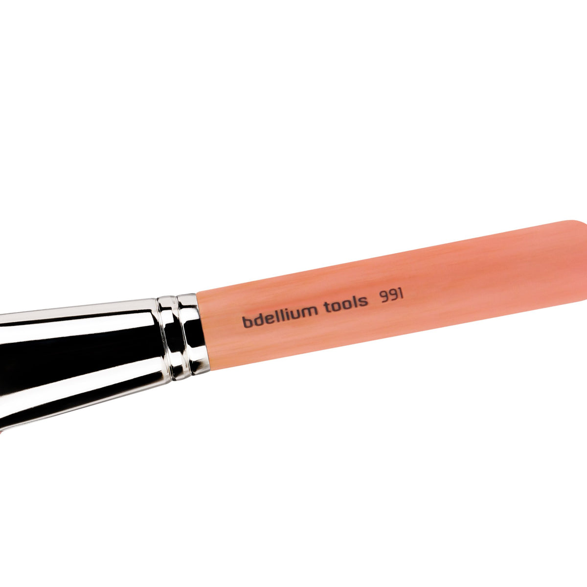 Bdellium Tools Professional Makeup Brush - Pink Bambu Series 991 Face Fan - With Soft Synthetic Fibers, For Defining the Cheekbones (Pink, 1pc)
