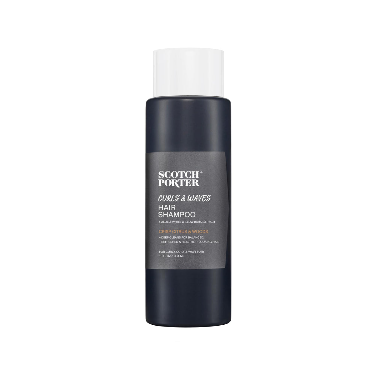 Scotch Porter Curls & Waves Shampoo for Men, Gentle & Hydrating (1-Pack)