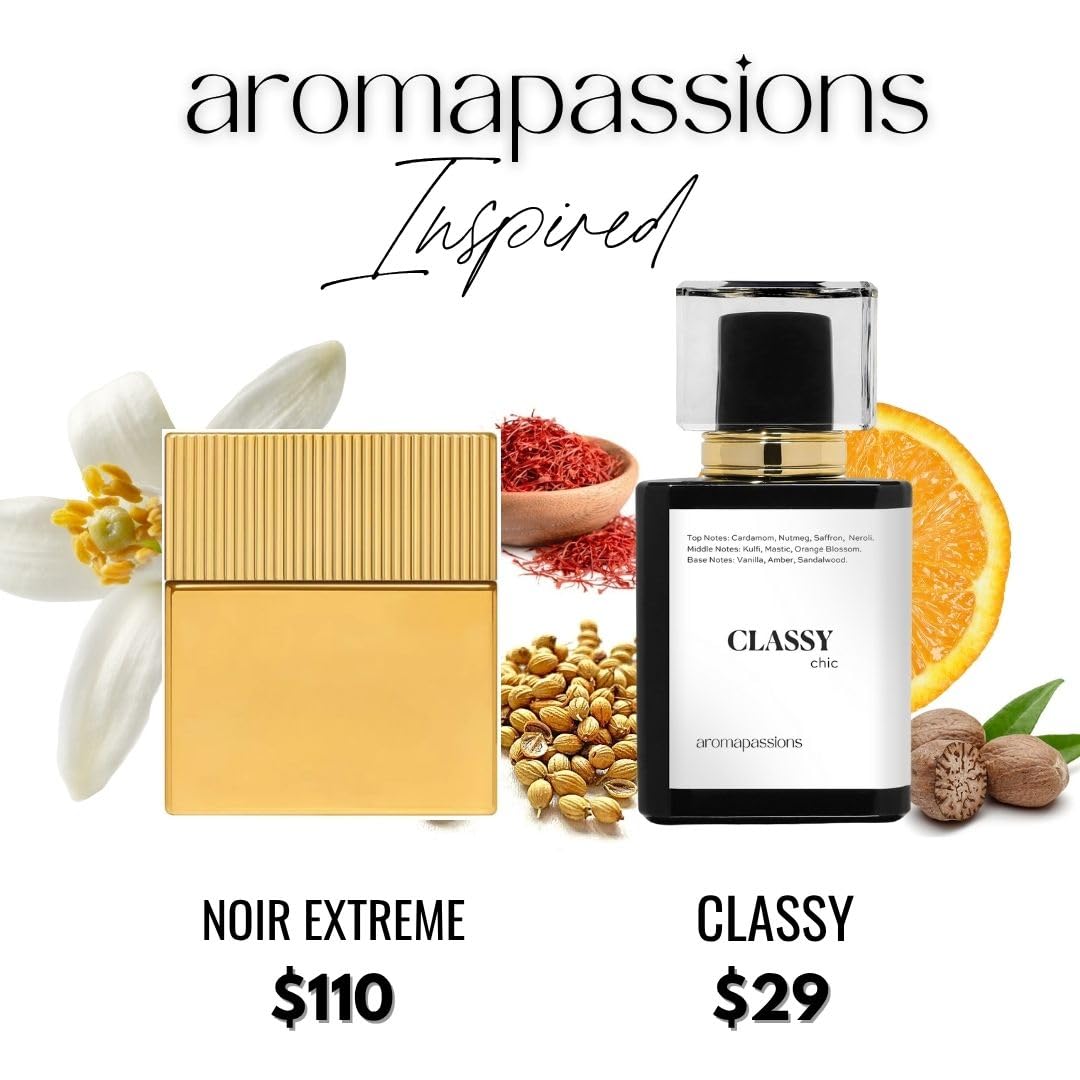 aromapassions CLASSY | Inspired by TF NR EXTREME | Pheromone Perfume Cologne for Men | Extrait De Parfum | Long Lasting Dupe Clone Essential Oil Beauty & Personal Care aromapassions