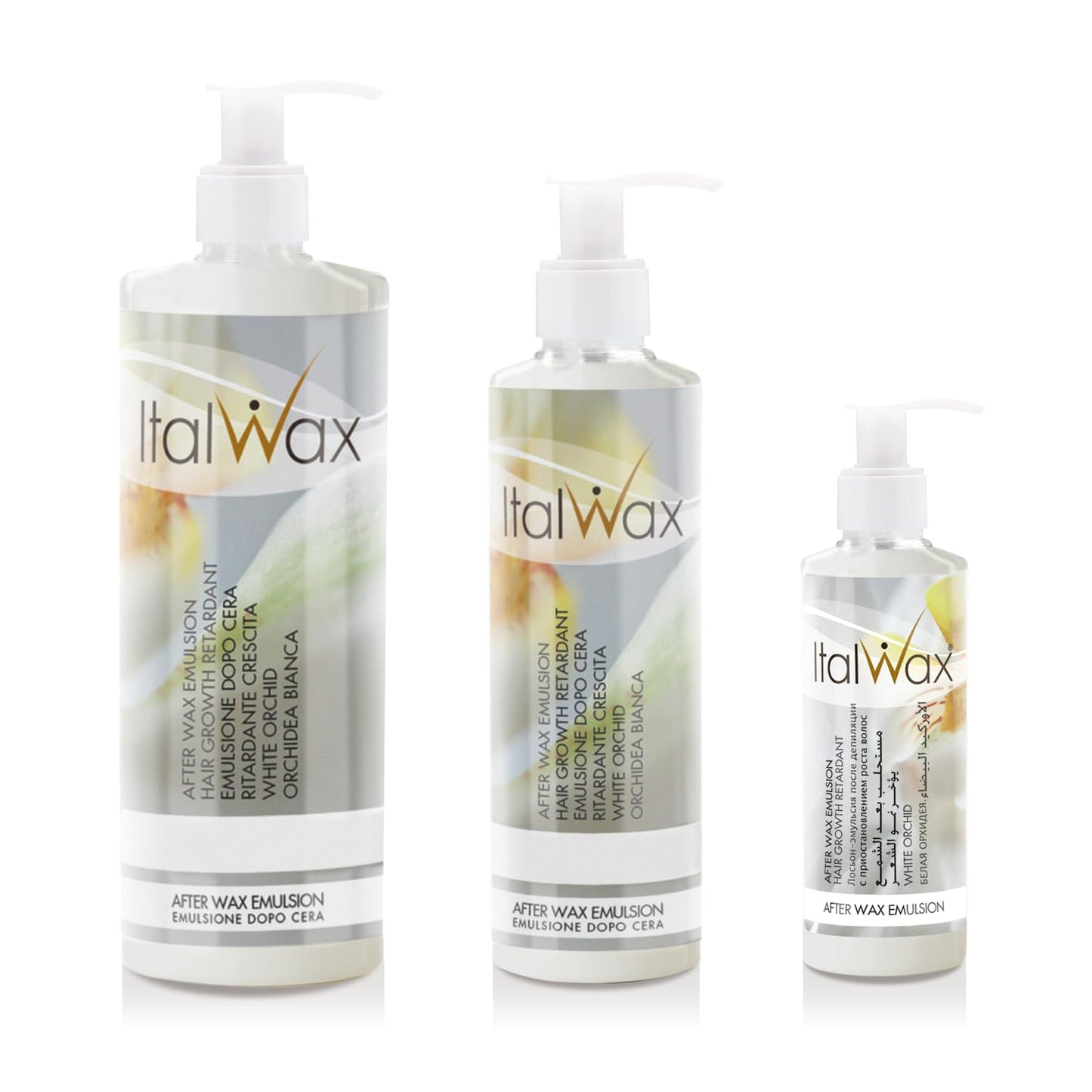 Italwax After Wax Care Lotion - 500ml / 16.95fl.oz - Hair Growth Retardant - White Orchid - Moisturizing and removing waxing residues Beauty and Personal Care Italwax
