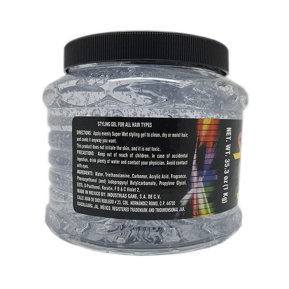 Midway Importing Clear Jumbo Super Wet Hair Styling Gel, 2.2 Pound Beauty & Personal Care Super