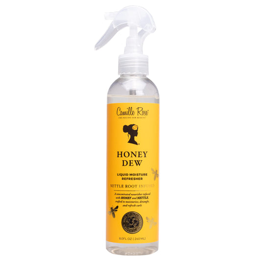 Camille Rose Honey Dew Liquid Moisture Hair Refresher, with Honey and Nettle Root, for a Daily Curl Refresh and Soft, Silky Hair, 8 fl oz Beauty & Personal Care Camille Rose