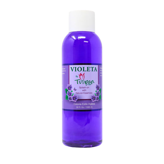 Tulipan De Espana Violet Cologne, 32 fl oz - Classic Violet Scent, Soothing and Calming, Ideal for Relaxation and Sleep, Multi-Purpose Use Beauty & Personal Care Tulipan de Espana