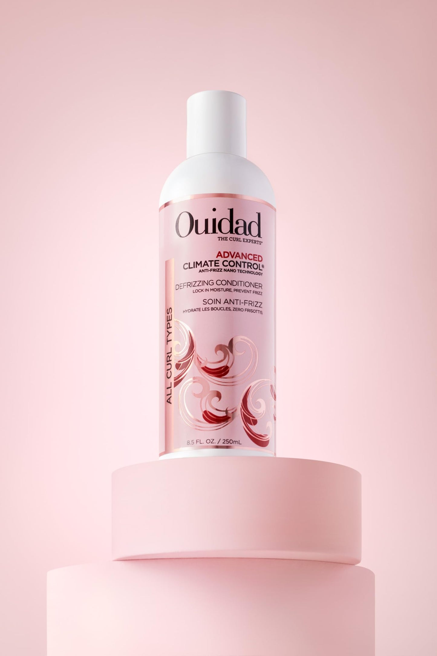 Ouidad Advanced Climate Control Defrizzing Conditioner - 8.5 fl oz, Anti-Frizz Nano Technology, Locks In Moisture, Protects Curls from Heat, Safe Beauty & Personal Care Ouidad