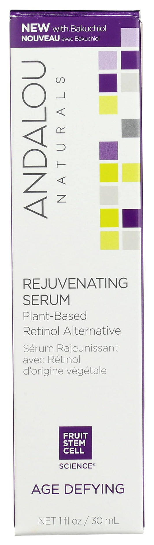 Andalou Naturals Rejuvenating Serum with Plant Based Retinol, 1 Oz Beauty & Personal Care Andalou Naturals
