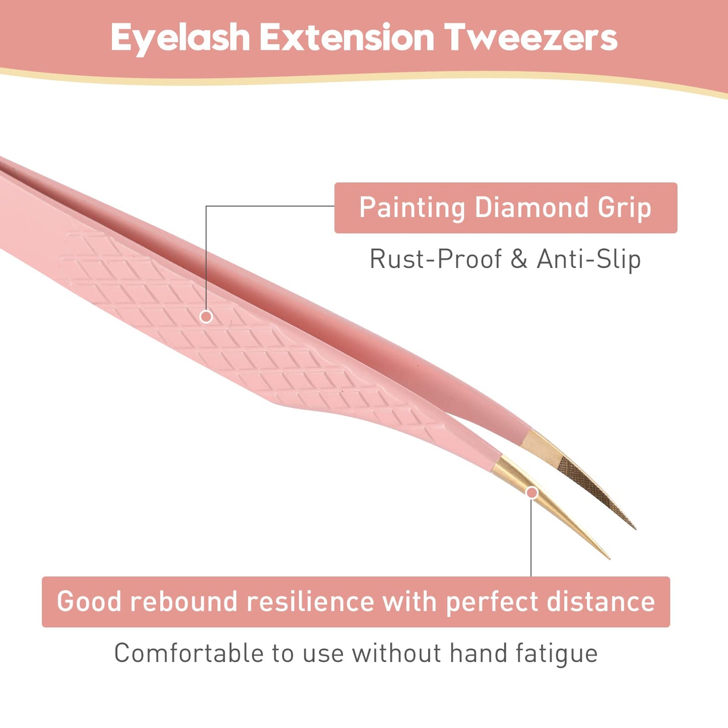 Ms.Queen Eyelash Extension Tweezers Set,Fiber Tip Volume Tweezers Curved 45 90 Degree Angled Tip Lash Tweezers for Mega Volume Mink Lashes Beauty & Personal Care Ms.Queen
