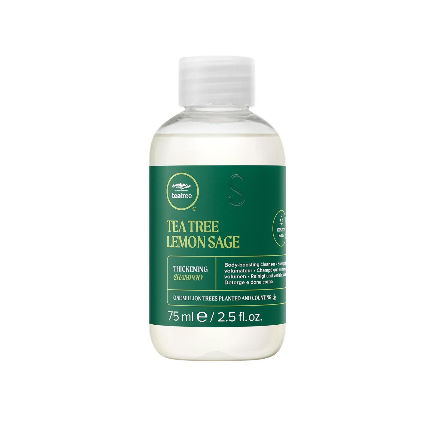Tea Tree Lemon Sage Thickening Shampoo, Builds Body + Boosts Volume, For Fine Hair, 2.5 fl. oz. Beauty & Personal Care Tea Tree