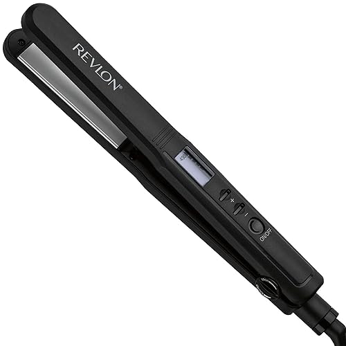 REVLON Perfect Heat Ceramic Digital Flat Iron, 1 inch Beauty & Personal Care REVLON