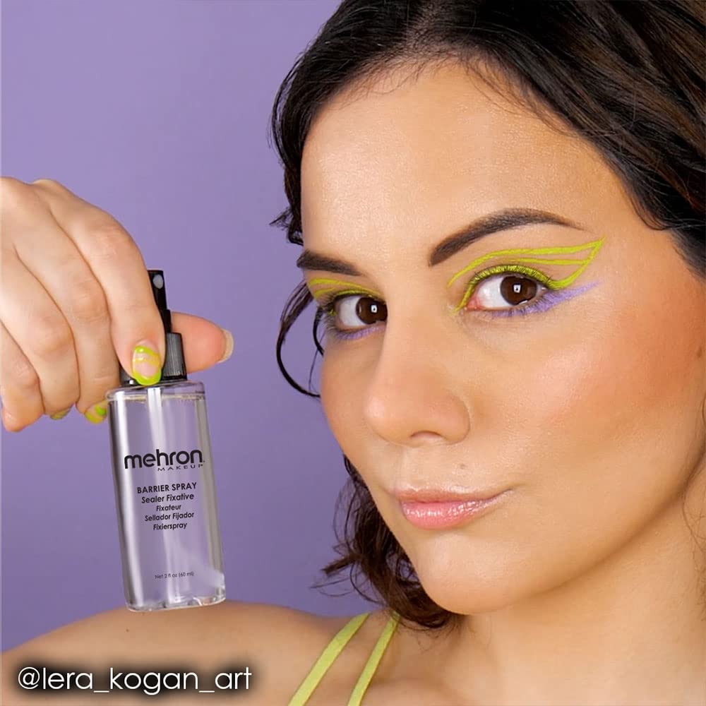 Mehron Makeup Barrier Spray | Makeup Setting Spray for Face 2 fl oz (60 ml) Beauty & Personal Care Mehron