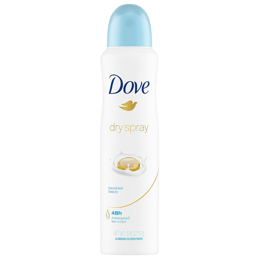 Dove Dry Spray Antiperspirant, Nourished Beauty 3.80 oz (Pack of 5) Beauty and Personal Care Dove