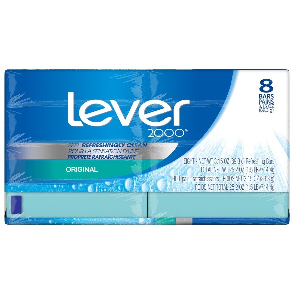 Lever 2000 original bar, 3.15 oz Bars (Pack of 8) Beauty & Personal Care Lever 2000