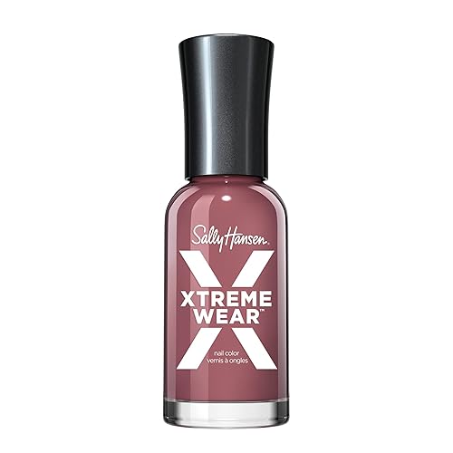 Sally Hansen Xtreme Wear Nail Polish, Streak-Free, Shiny Finish, Long-Lasting Nail Color, Mauve Over, 0.12 fl oz Beauty & Personal Care Sally Hansen