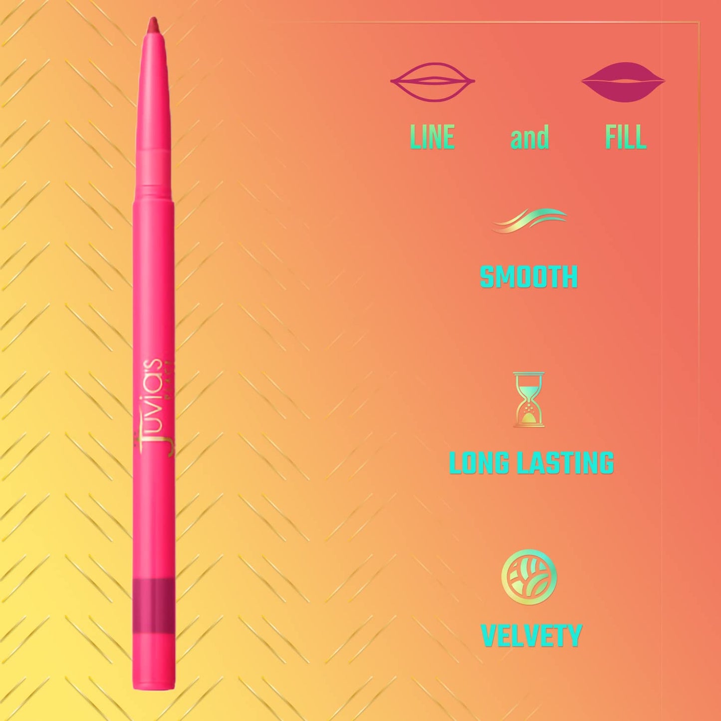 Juvia's Place Coffee Shop Luxe Lip Liner - Wine - Colorstay Matte Finish Lip Pencil, Makeup for Natural Long Lasting Beauty and Sensational Wear, Lip Beauty & Personal Care Juvia's Place