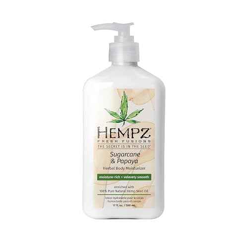 Hempz Herbal Body Moisturizer, Sugarcane & Papaya, 17 Ounce Beauty & Personal Care Hempz