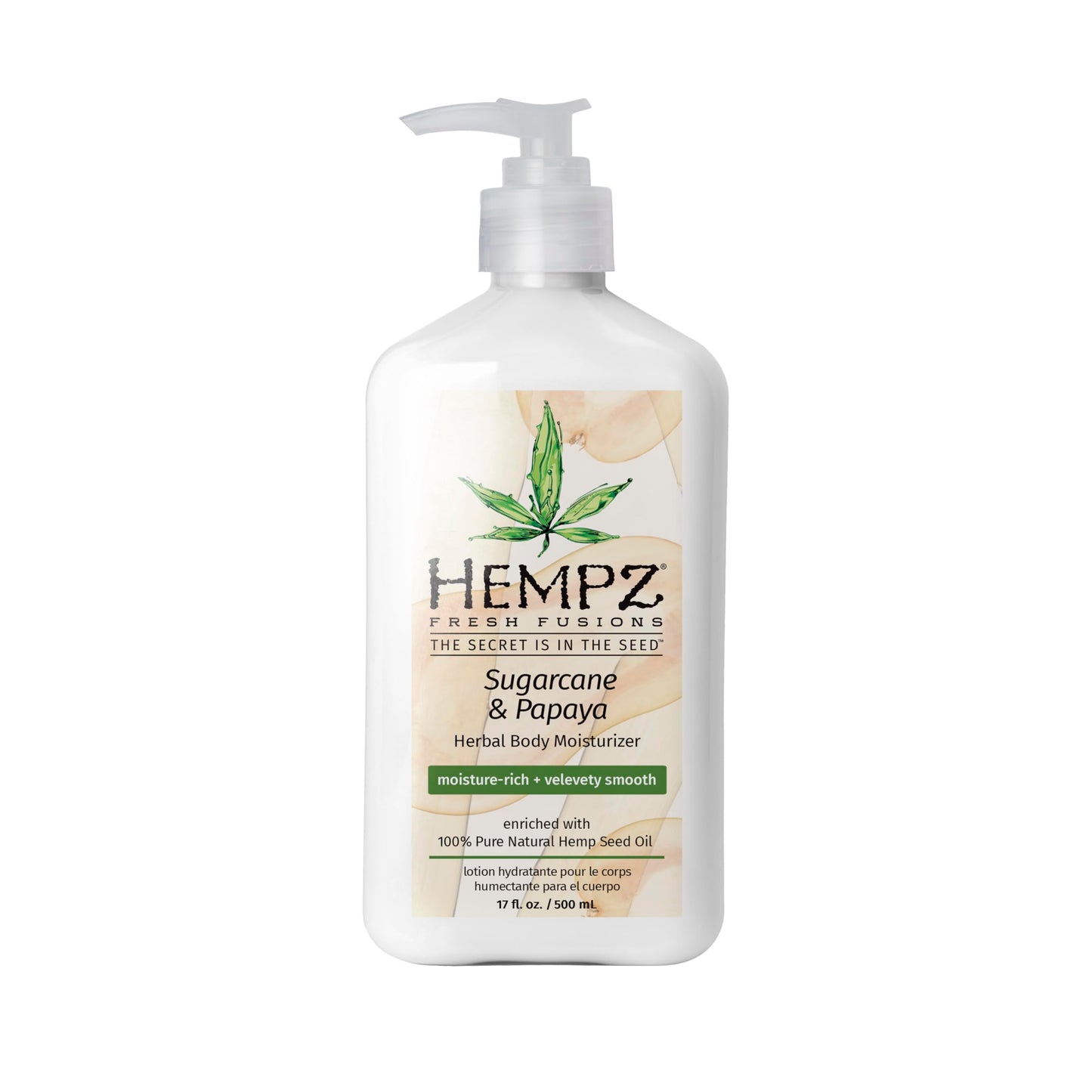 Hempz Herbal Body Moisturizer, Sugarcane & Papaya, 17 Ounce Beauty & Personal Care Hempz