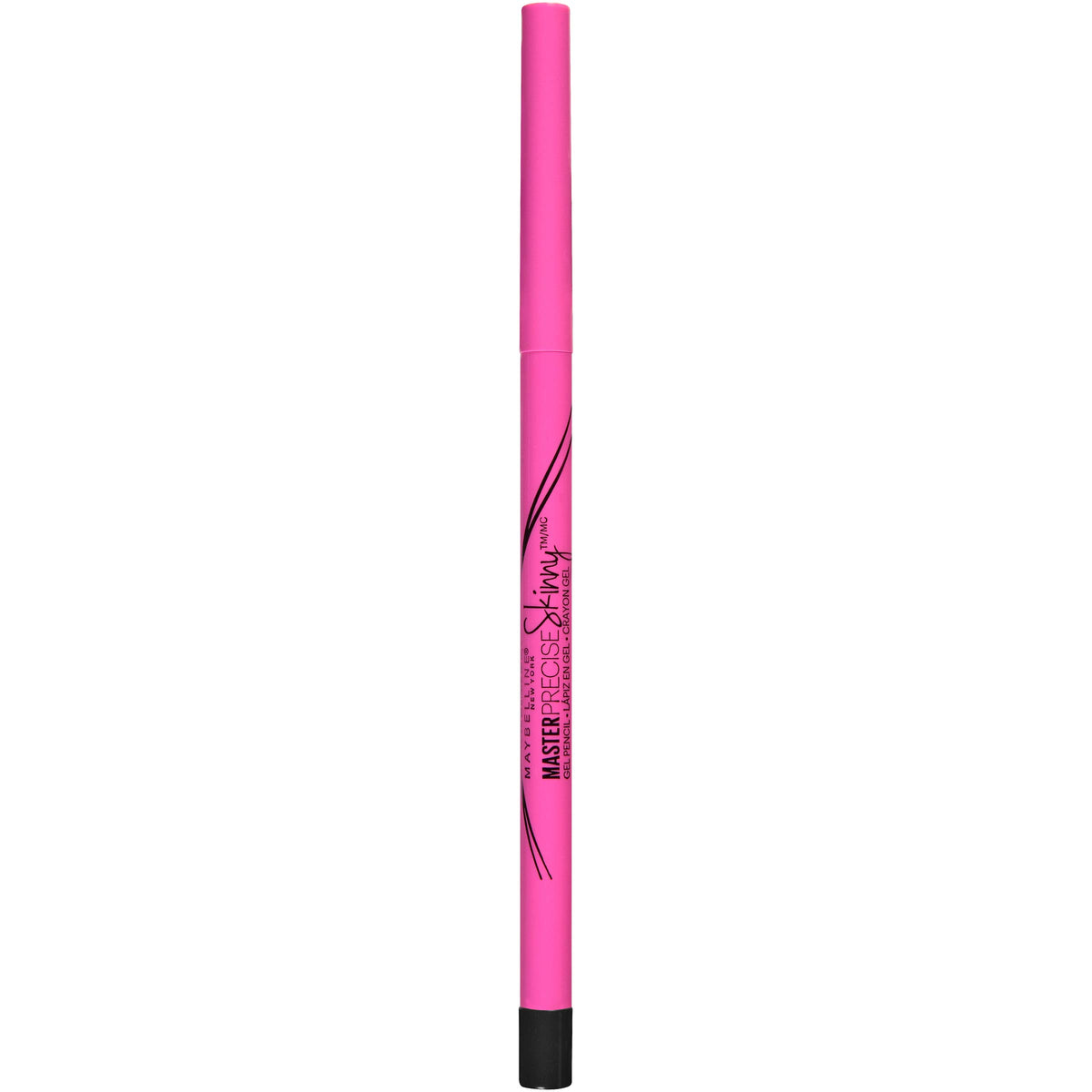 Maybelline New York Master Precise Skinny Gel Eyeliner Pencil, Refined Charcoal, 1 Count