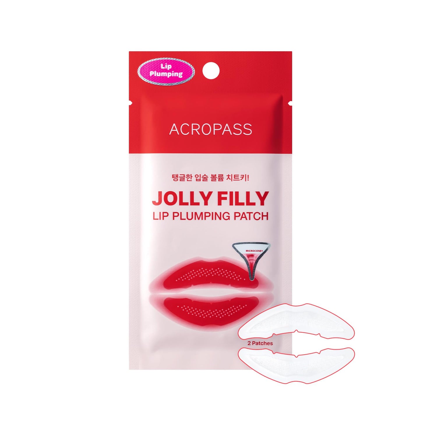 ACROPASS Jolly Filly Lip Patch, Helps Improve the Look of Smooth, Moisturized Lips, 30Minute Hydrating Lip Care with Cayenne Fruit Extract (2 Patches) Beauty and Personal Care Acropass