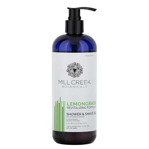 Mill Creek Lemongrass 2-In-1 Shower & Shave Gel, Parabens Free, 14 Fluid Ounces (Pack Of 3) Beauty & Personal Care Mill Creek