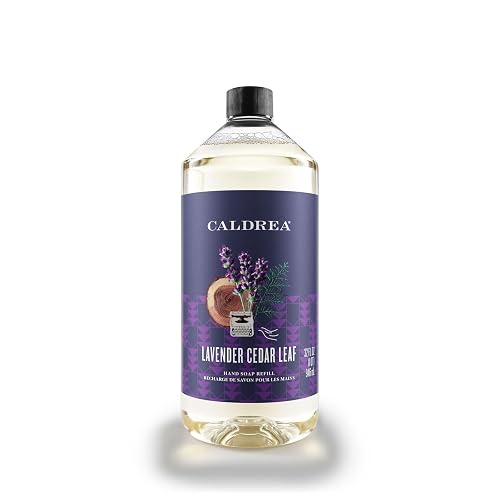 Caldrea Hand Soap Refill, Aloe Vera Gel, Olive Oil And Essential Oils To Cleanse And Condition, Lavender Cedar Leaf, 32 Oz Beauty & Personal Care Caldrea