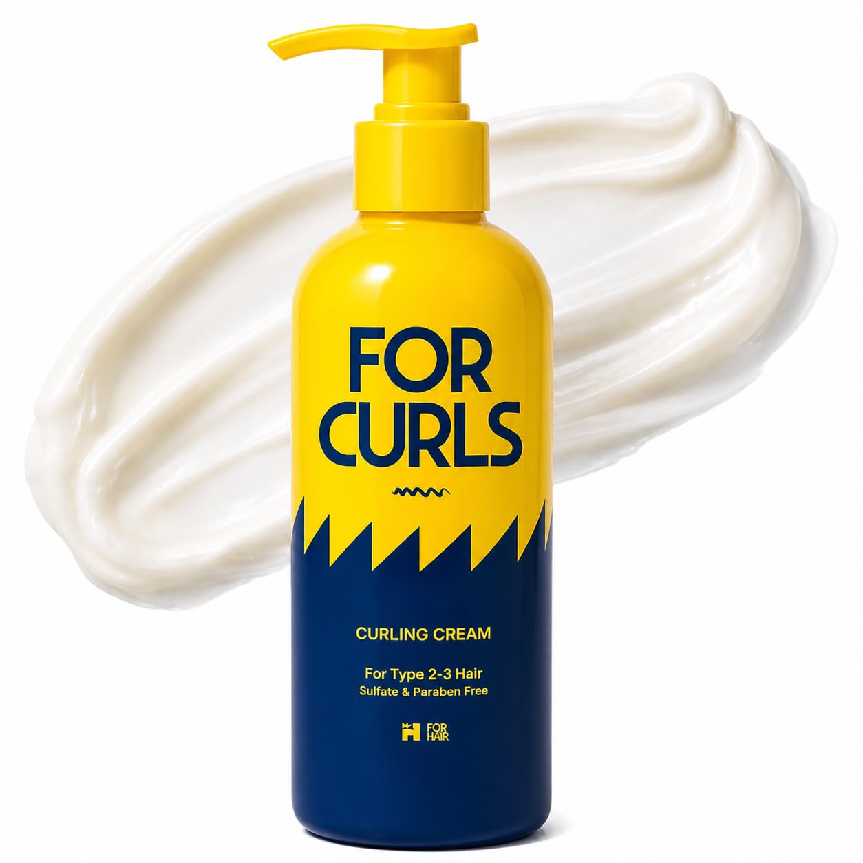 FOR CURLS Curl Cream for Curly & Wavy Hair | 8.4 oz | Anti-Frizz, Lightweight, Non-Crunchy | Sulfate & Paraben Free | Type 2-3 Hair Beauty & Personal Care For Hair