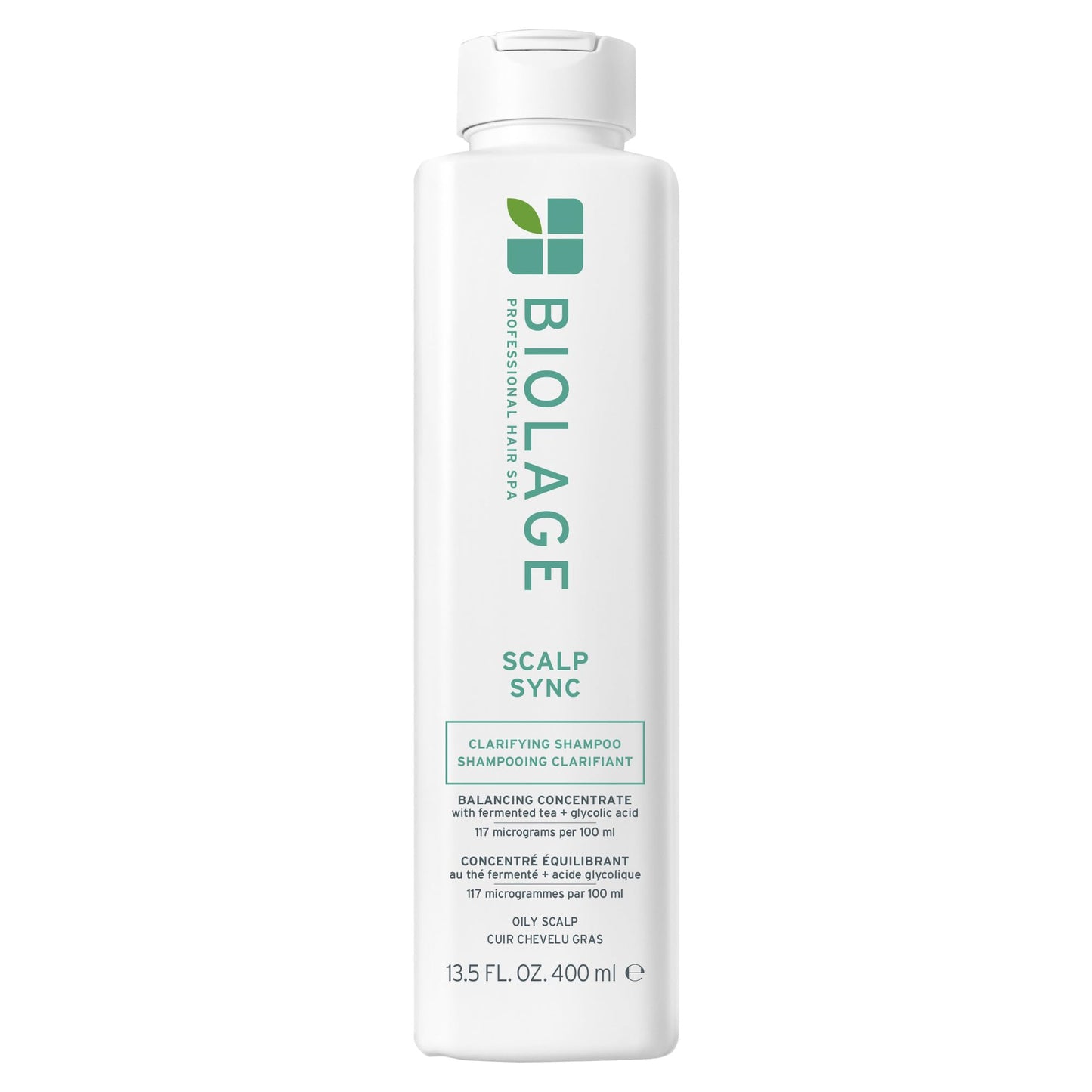 Biolage Scalp Sync Clarifying Shampoo - Residue & Buildup Remover, For Oily Scalp, Fermented Tea & Glycolic Acid, Vegan & Paraben-Free, 13.5 Fl Oz Beauty & Personal Care Biolage