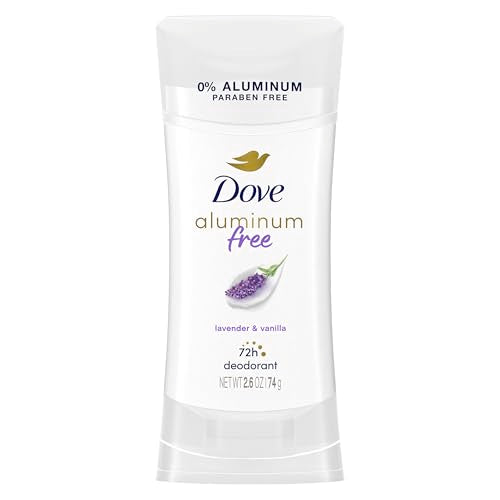 Dove 0% Aluminum Deodorant Stick Non irritating for Underarm Care Lavender and Vanilla Kindest Aluminum free 2.6 oz Beauty and Personal Care Dove