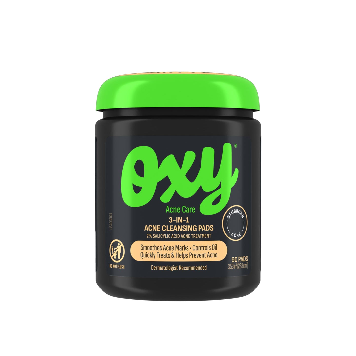 Oxy 3-IN-1 Acne Facial Cleansing Pads, Maximum Strength 2% Salicylic Acid Stubborn Acne Treatment, Controls Oil, Unclogs Pores, Smooths & Brightens Beauty & Personal Care Oxy