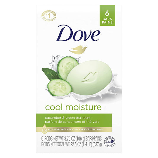 Dove Go Fresh Beauty Bar - Cool Moisture - 4 oz - 6 ct - 2 pk Beauty & Personal Care Dove