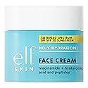 e.l.f. SKIN Holy Hydration! Face Cream - Broad Spectrum SPF 30 Sunscreen, Moisturizes & Softens Skin, Quick-Absorbing & Ultra-Hydrating, 1.7 Oz (50g) Beauty & Personal Care e.l.f.