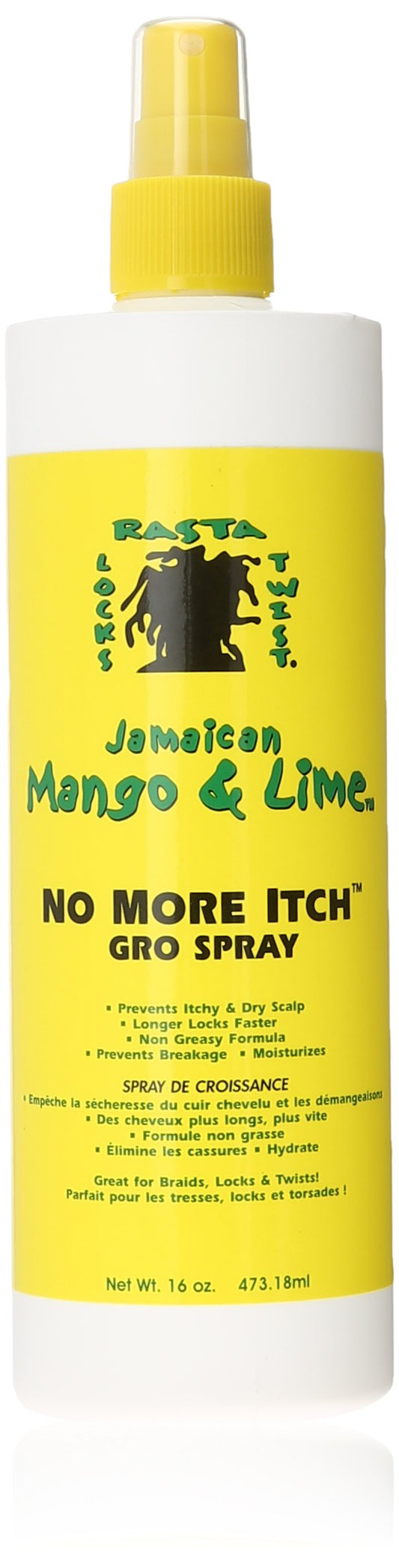 Jamaican Mango No More Itch Gro Spray, 16 Ounce Beauty & Personal Care Jamaican Mango & Lime