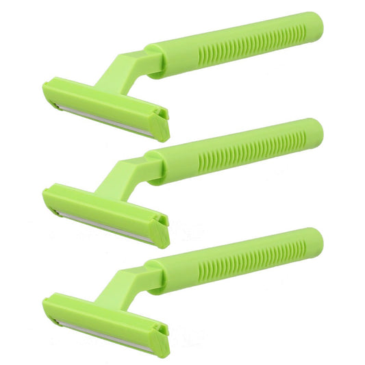 Ruilogod Ladies T Type Plastic Body Hair Razor Shaver Cosmetic Remover Green 3 Pcs (id: 966 e00 2de 6cc 82e Beauty and Personal Care Ruilogod