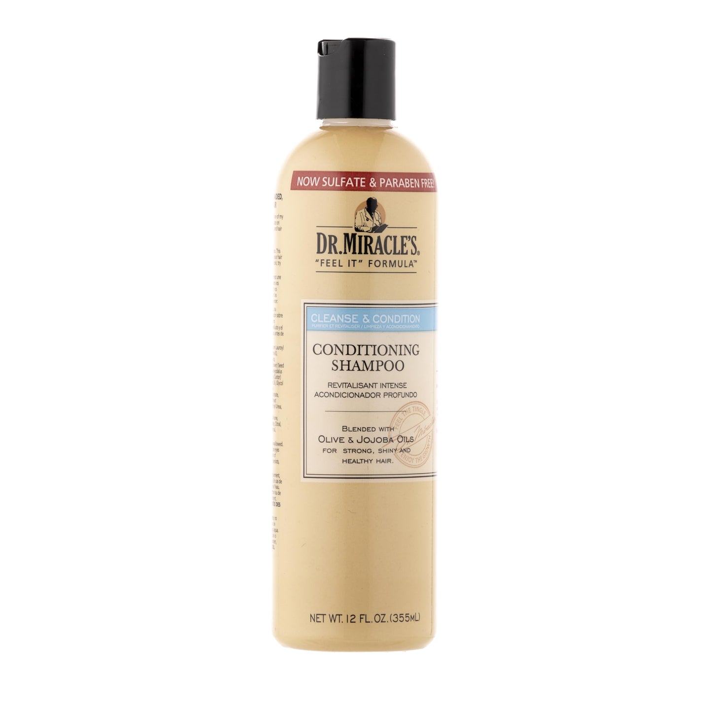 Dr. Miracles Cleanse & Condition Shampoo 12oz (6 Pack) Beauty & Personal Care Dr. Miracle's