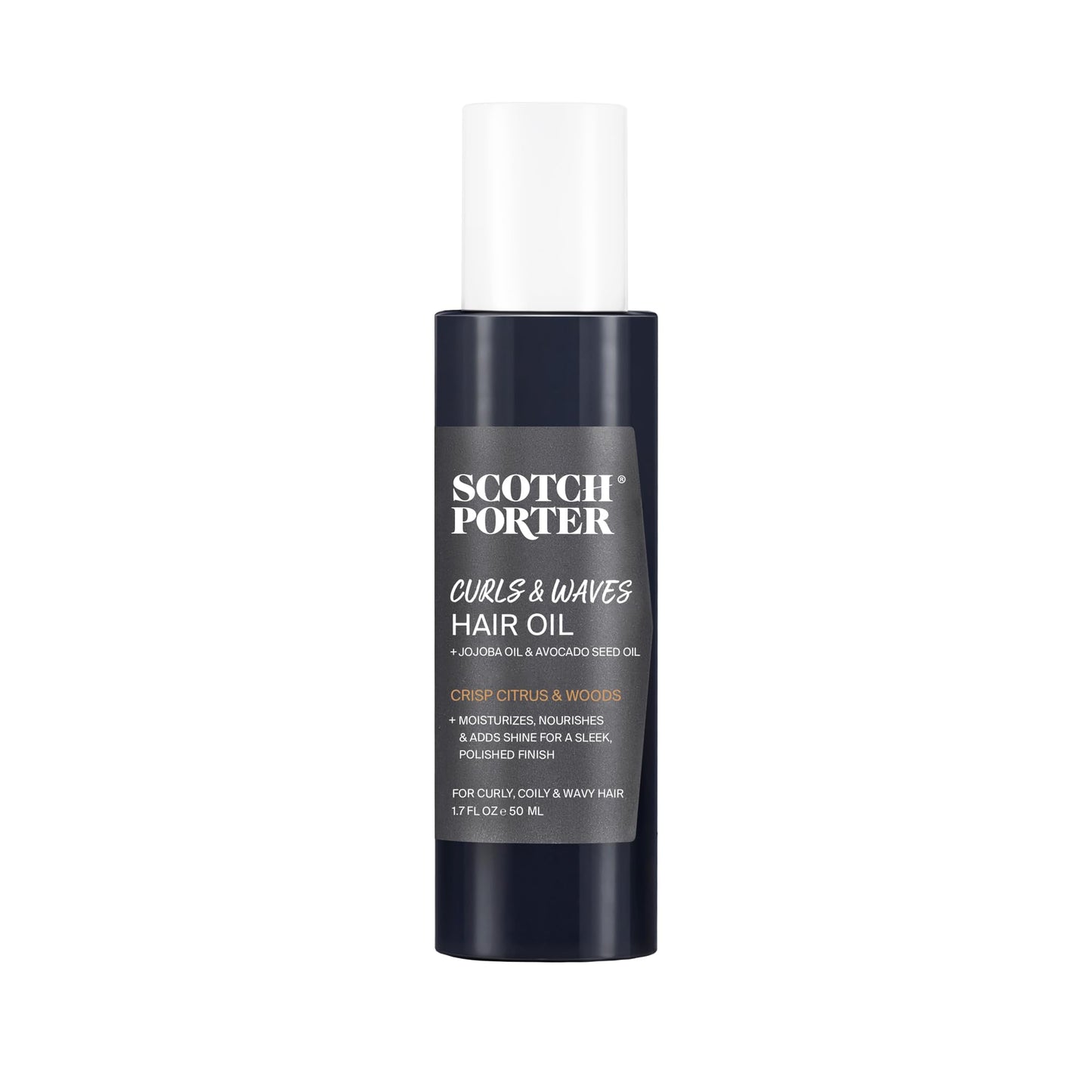 Scotch Porter Curls & Waves Hair Oil for Men | Seals in Moisture, Detangles & Prevents Frizz | Free of Parabens, Sulfates & Silicones | Vegan | 1.7oz Beauty & Personal Care Scotch Porter