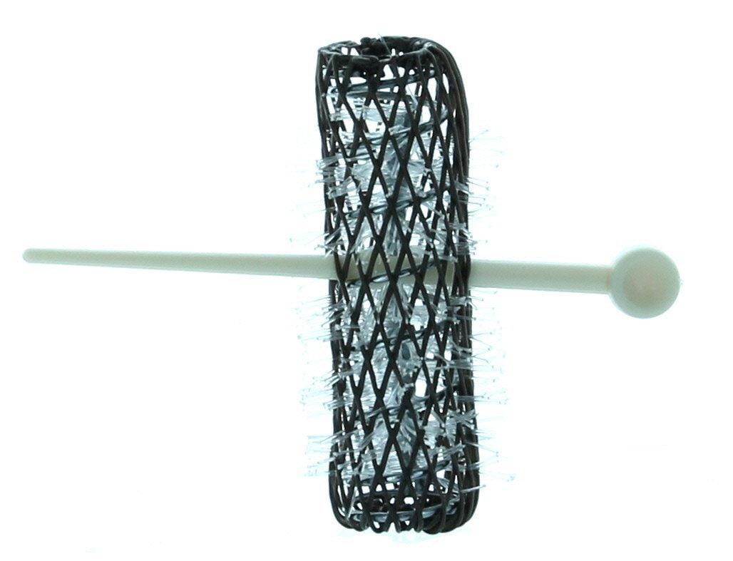 16 BRUSH ROLLERS & PINS Small Mini Hair Curlers Bristles 2" x 1/2" Kids Pageants (2 packs) Beauty & Personal Care Le Salon