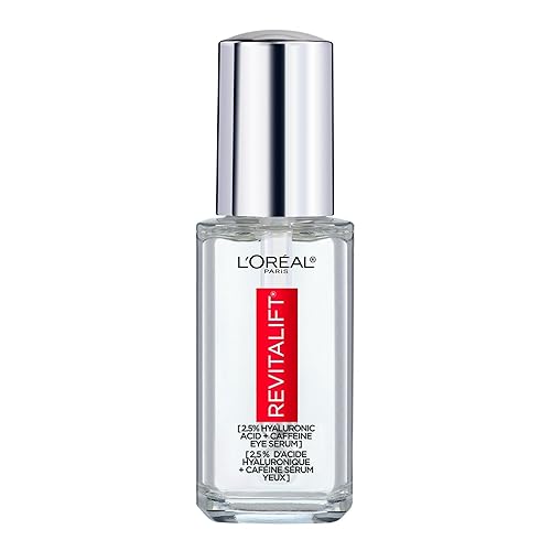 L'Oreal Paris Revitalift Derm Intensives Hyaluronic Acid + Caffeine Hydrating Eye Serum, 0.67 Fl. Oz. Beauty & Personal Care L'Oreal Paris