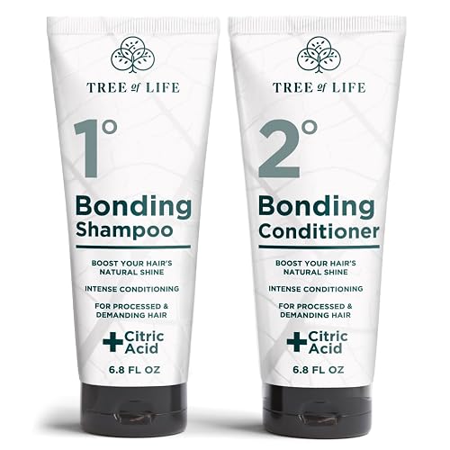 Tree of Life Beauty Bonding Shampoo and Conditioner Set - Hydrating, Strengthening Bond Repair Shampoo and Conditioner with Coconut Oil, Biotin Beauty & Personal Care Tree of Life Beauty