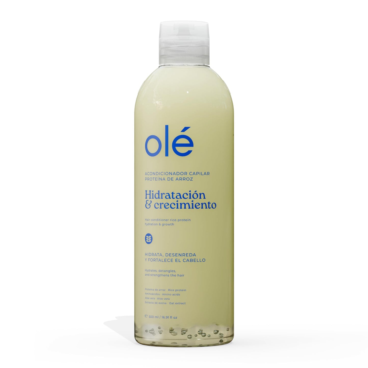 OLÉ Rice Protein Shampoo & Conditioner Set, Revitalizing Formula with Rice Water, Oats, Flaxseed & Amino Acids, Hydrating Anti-Frizz Treatment Beauty & Personal Care OLÉ