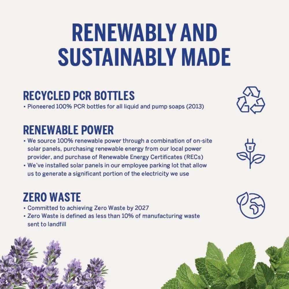 Dr. Bronner's - Pure-Castile Liquid Soap (Lavender, 16 ounce) - Made with Organic Oils, 18-in-1 Uses: Face, Body, Hair, Laundry, Pets & Dishes Beauty & Personal Care Dr. Bronner's
