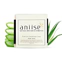 Aloe Vera Soap Bar for Face & Body - Hydrating & Soothing Cleanser with Nourishing Plant Oils & Peppermint Leaves - Premium Handmade Soap - Vegan Beauty & Personal Care Aniise
