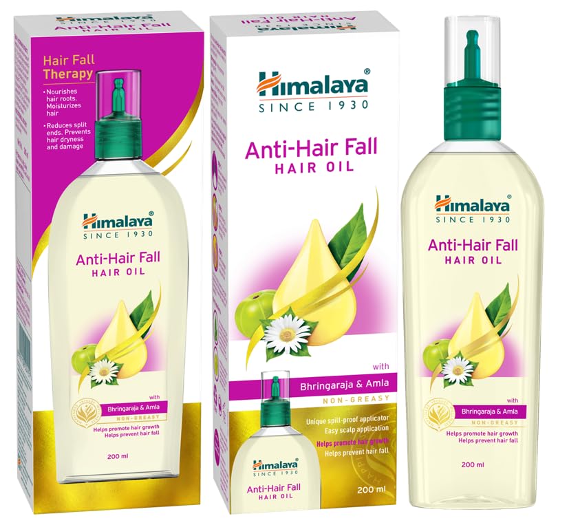 Himalaya Anti-Breakage Hair Oil with Thistle and Amla for Damaged Hair and Split Ends 6.76 oz (200 ml) 2 PACK Beauty & Personal Care Himalaya