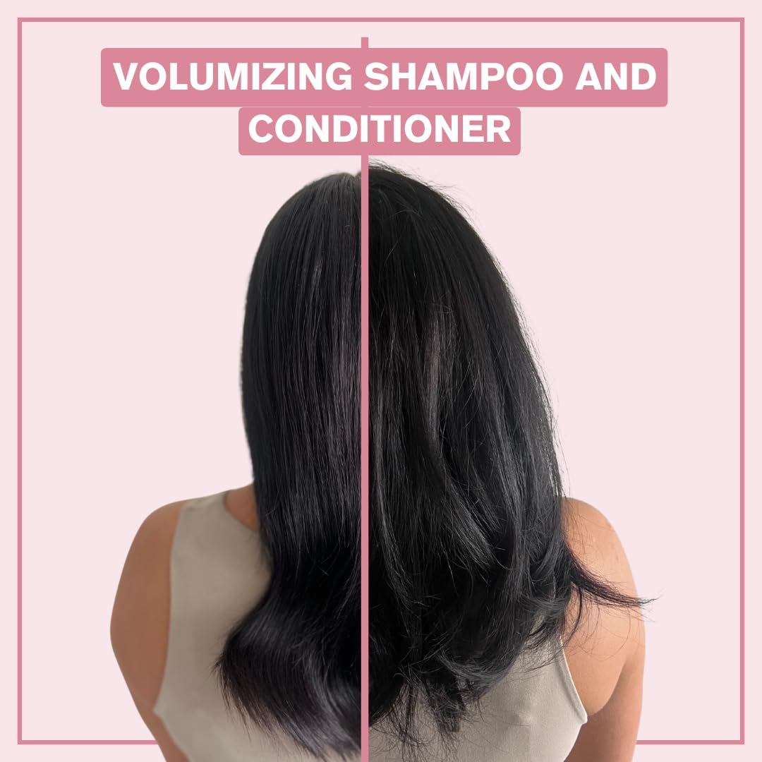 Alcôve - Volumizing Shampoo & Conditioner Duo - Fine and Thin Hair - Sulfate-Free - Lightweight Volume - Evening Primrose Oil - Mango Extract - Argan Beauty & Personal Care Alcove