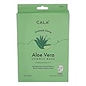 Cala essence facial mask sheets 5 count, 5 Count (Aloe Vera) Beauty & Personal Care Cala