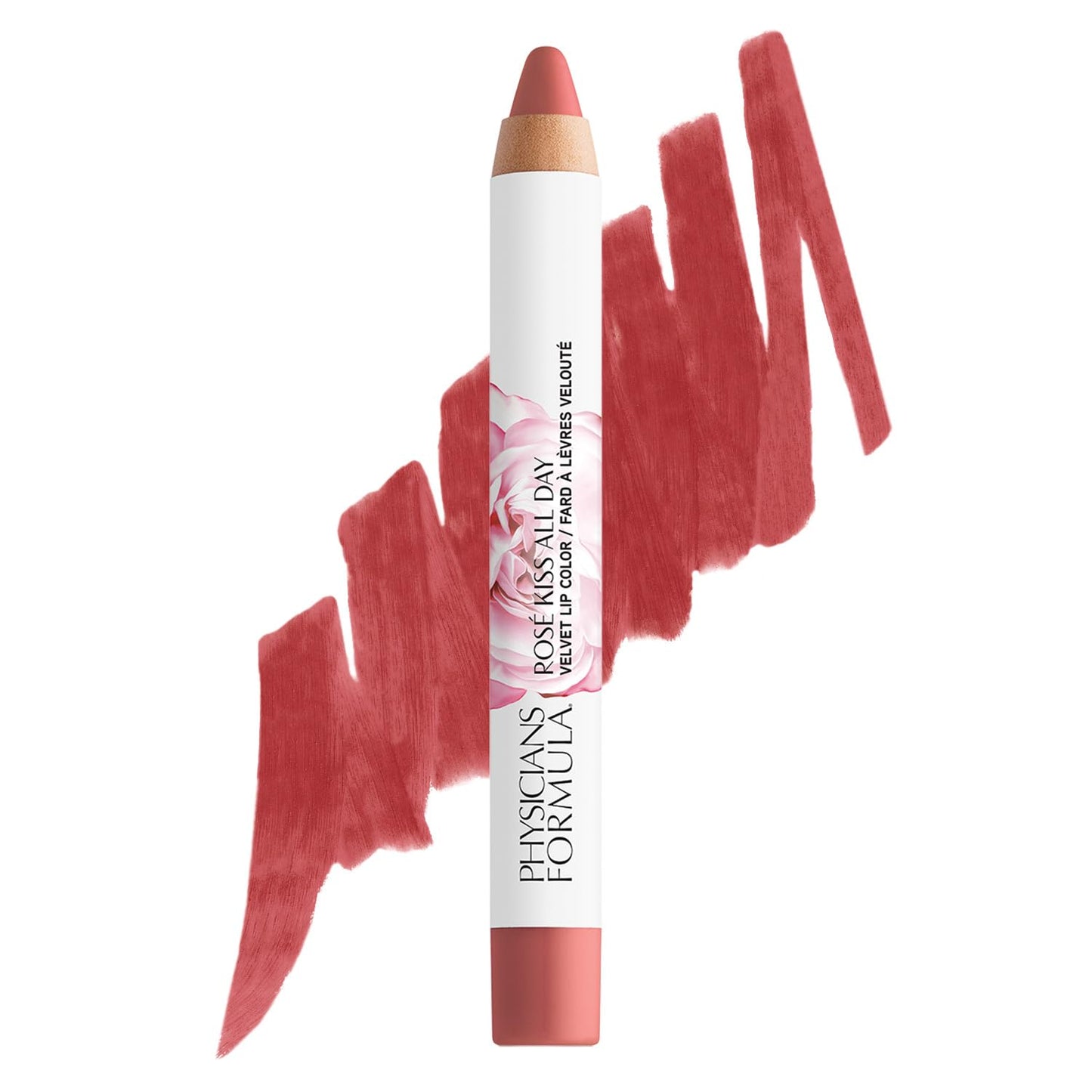 Physicians Formula Rosé Kiss All Day Velvet Lipstick LIp Color Makeup, Red I Do | Dermatologist Tested, Clinicially Tested Beauty & Personal Care Physicians Formula