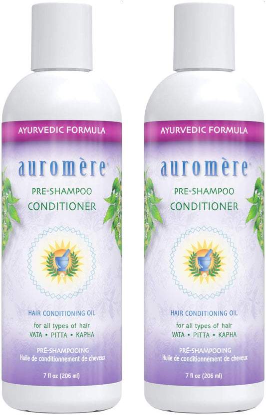 Auromere Ayurvedic Pre-Shampoo Conditioner - Vegan, Cruelty-Free, Non-GMO, Moisturizing, Paraben-Free, Sulfate-Free Conditioning Oil for All Hair Beauty & Personal Care Auromere