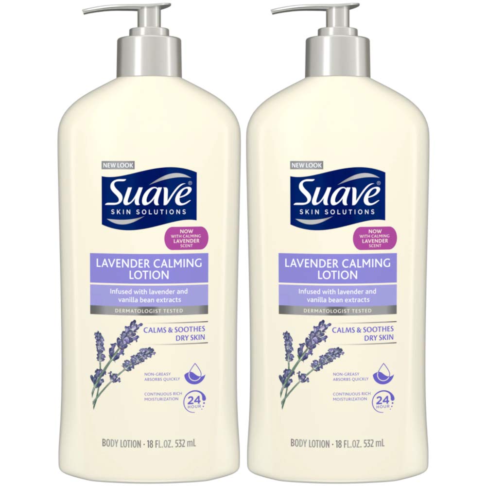 Suave Body Lotion Lavender Vanilla, 18 Fluid Ounce (Pack Of 2) Beauty & Personal Care Suave