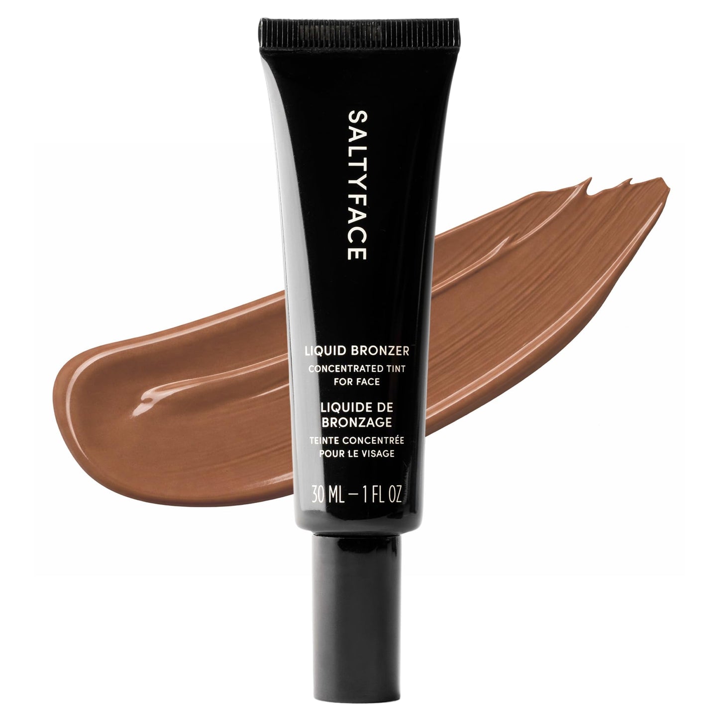 SALTYFACE - Liquid Bronzer - Concentrated Tint for Face - Universal Shade - Bronzing Drops - Helps Even Skin Tone - Lightweight - Hyaluronic Acid Beauty & Personal Care SALTYFACE
