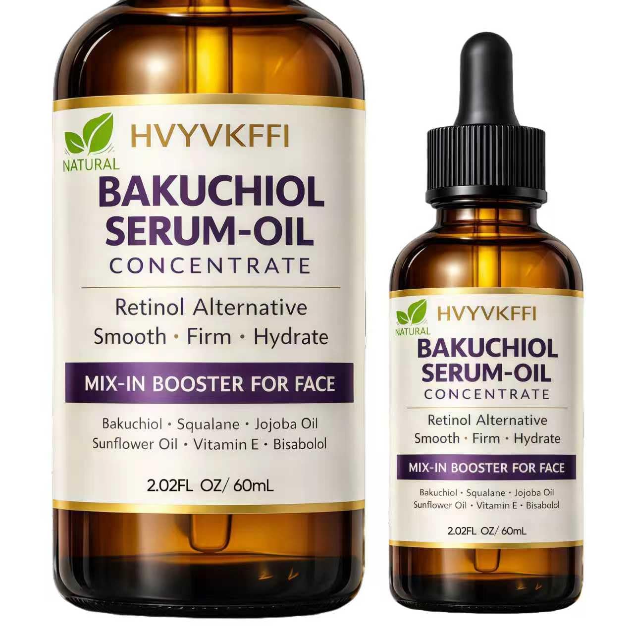 Bakuchiol Oil for Face - Natural Bakuchiol Serum Mix-In Booster, Retinol Alternative for Wrinkle Reduction, Hydrating & Firming Anti-Aging Facial Oil Beauty & Personal Care HVYVKFFI