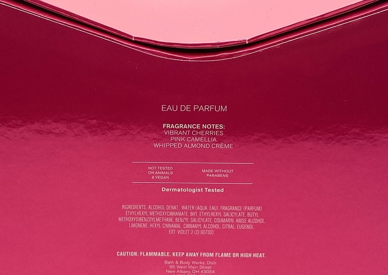 Bath and Body Works Perfect In Pink Eau De Parfum For Women 3.4 Fluid Ounce Spray Beauty & Personal Care Bath & Body Works
