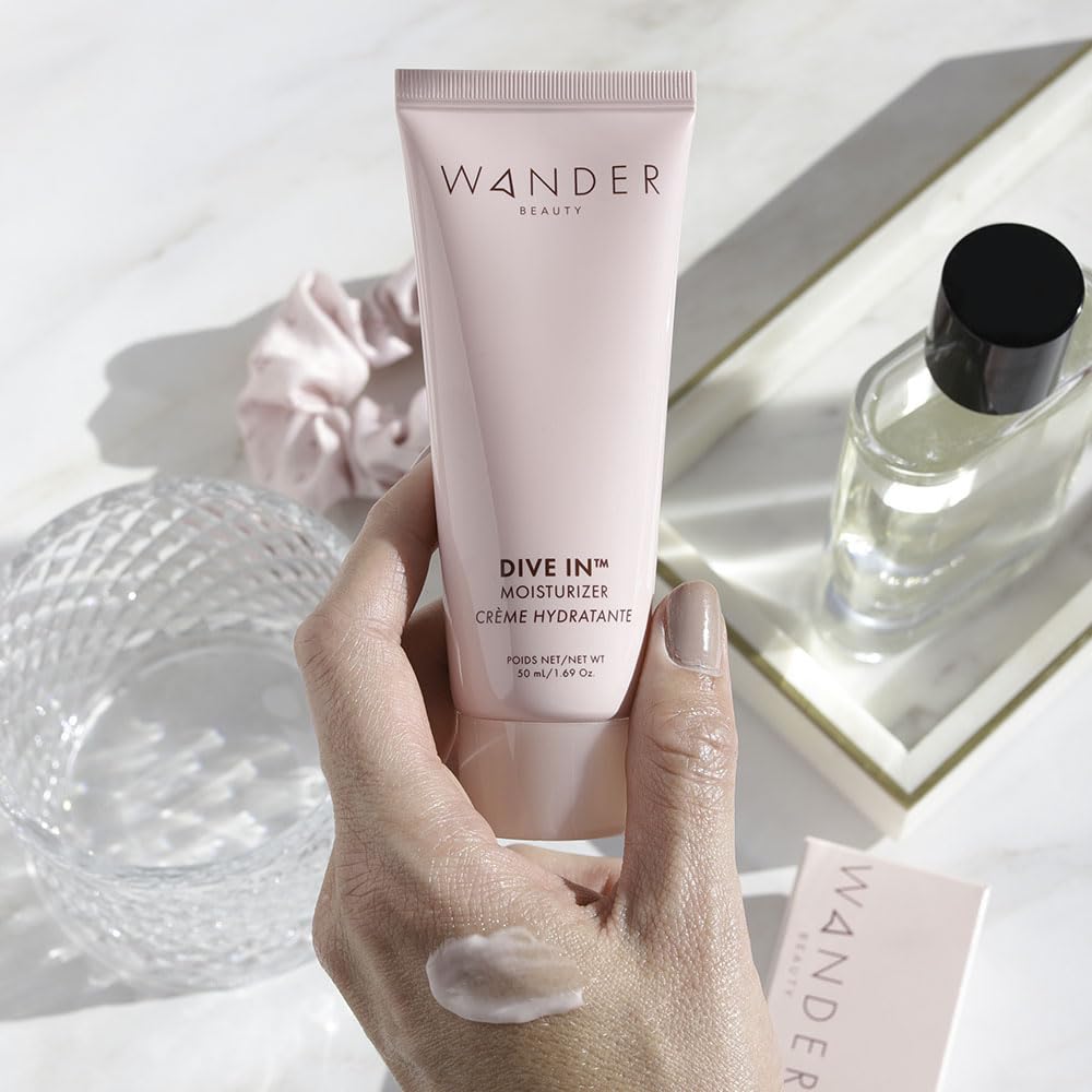 Wander Beauty Dive In Moisturizer - 8-in-1 Hydrating Face Moisturizer For 72h Hydration - Plump, Brighten, & Rejuvenate Skin with 13 Fruits & 4 Flower Beauty & Personal Care Wander Beauty